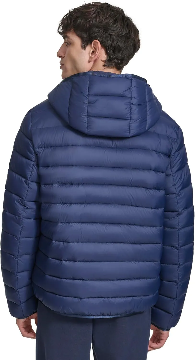 Champion Men's Performance Lightweight Puffer Jacket with Hood