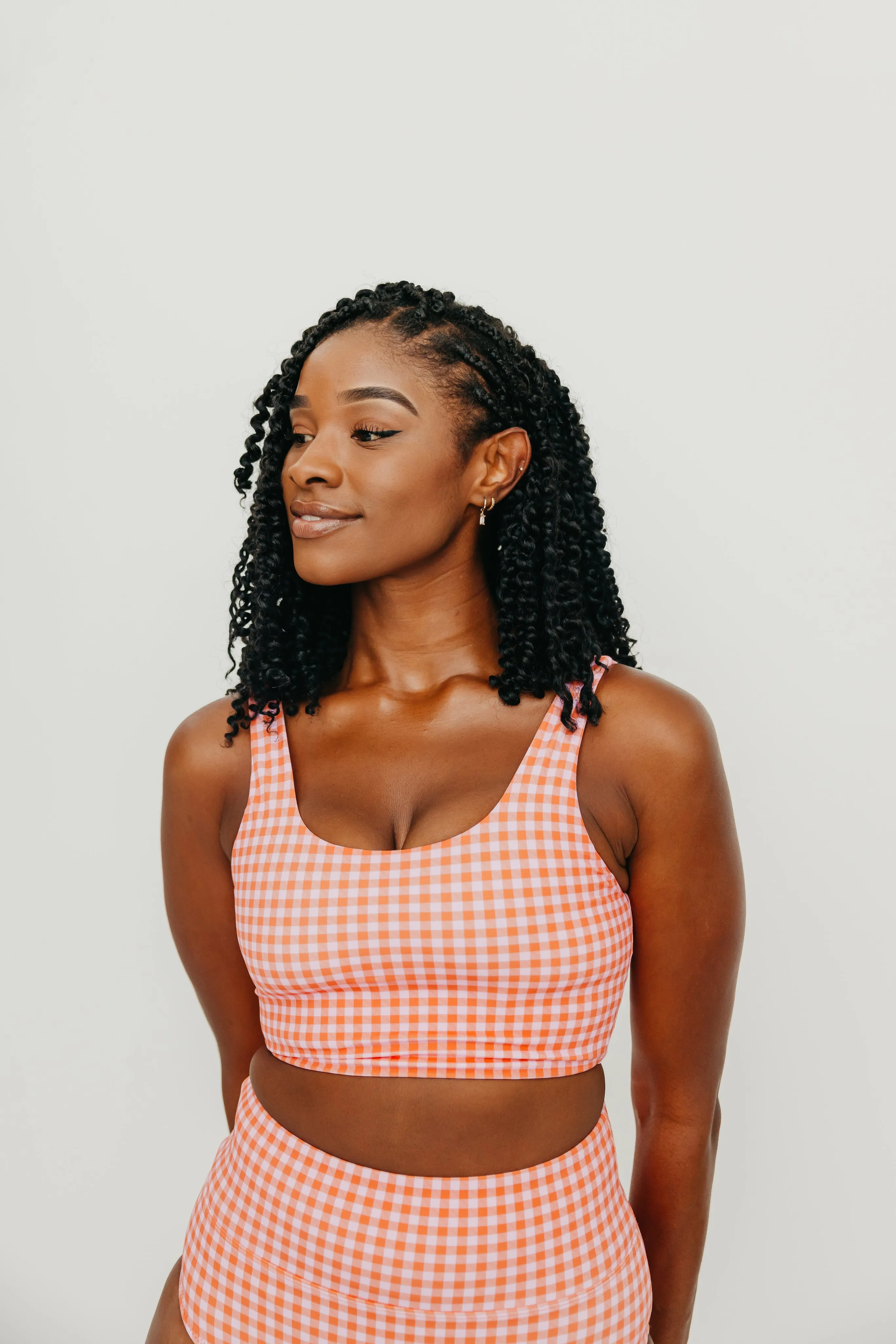 Coastal Bikini Top - Summer Gingham