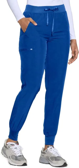 COZYFIT Womens Scrub Pants - Soft Stretch Yoga Style with 5 Pockets, Slim Fit Jogger Scrubs Pants for Women