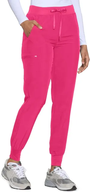 COZYFIT Womens Scrub Pants - Soft Stretch Yoga Style with 5 Pockets, Slim Fit Jogger Scrubs Pants for Women