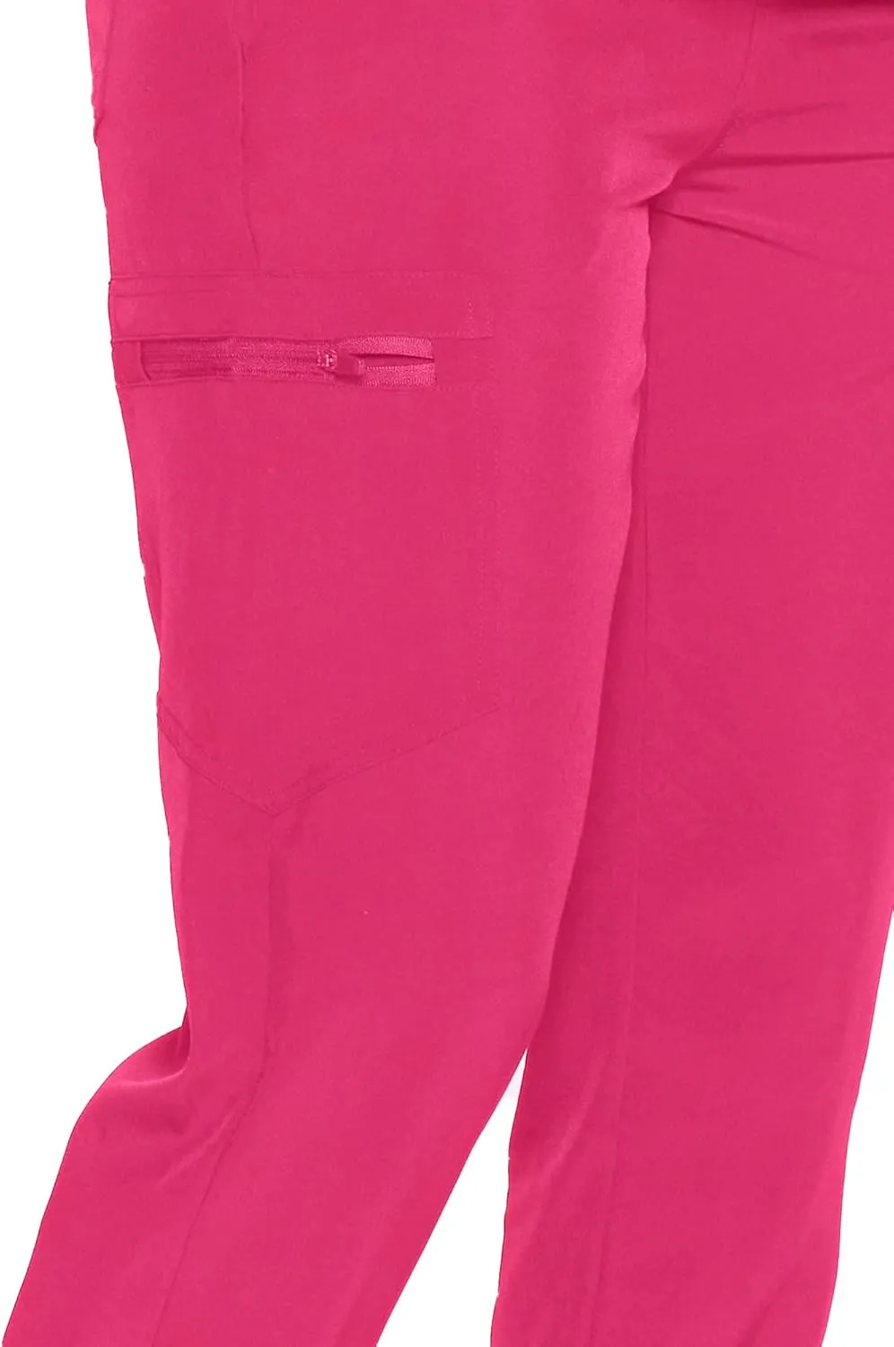 COZYFIT Womens Scrub Pants - Soft Stretch Yoga Style with 5 Pockets, Slim Fit Jogger Scrubs Pants for Women
