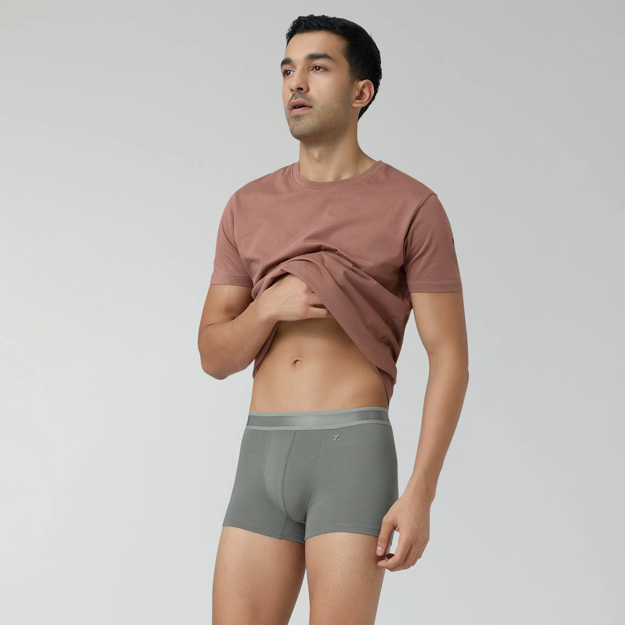 Crest Supima Modal Trunks Opal Grey