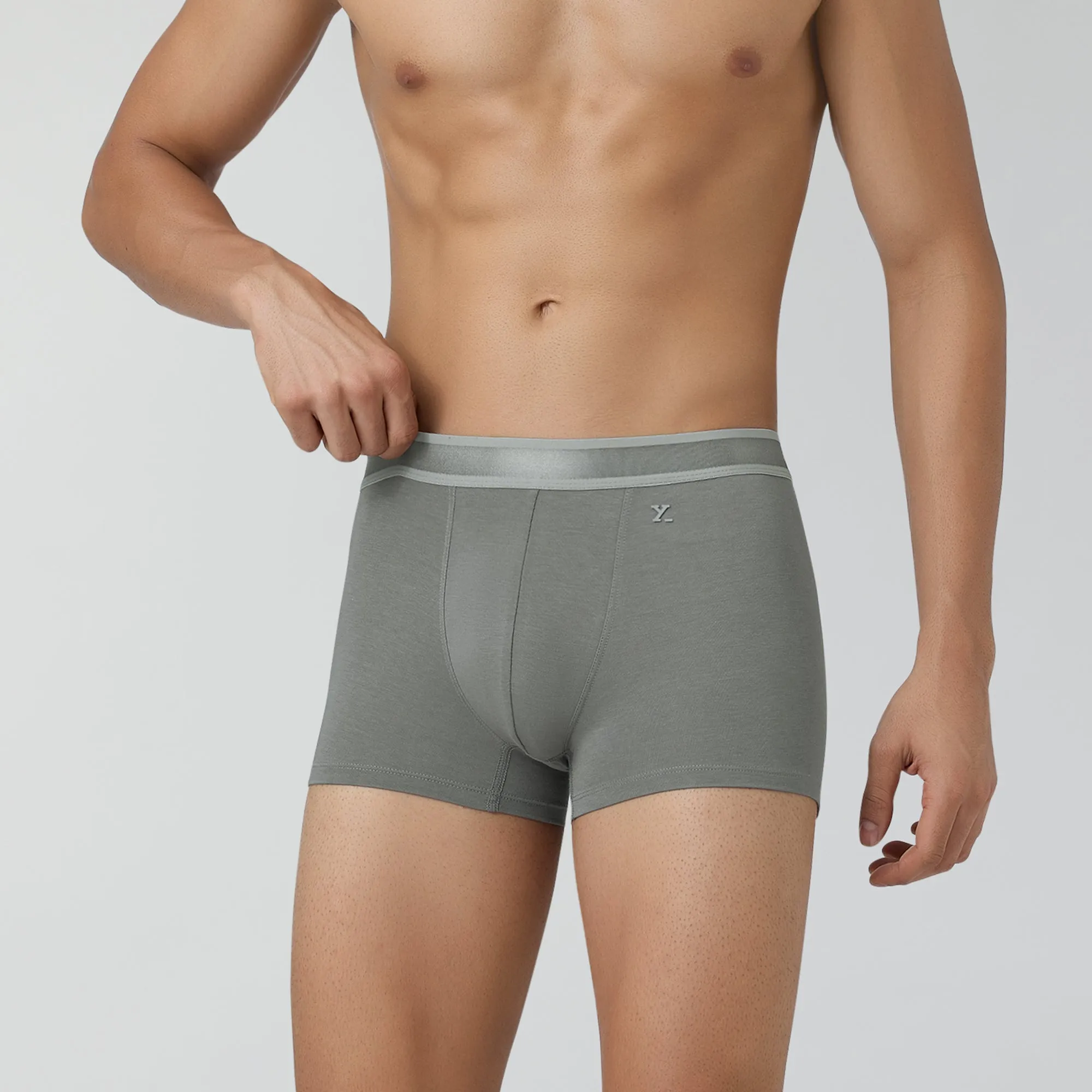 Crest Supima Modal Trunks Opal Grey