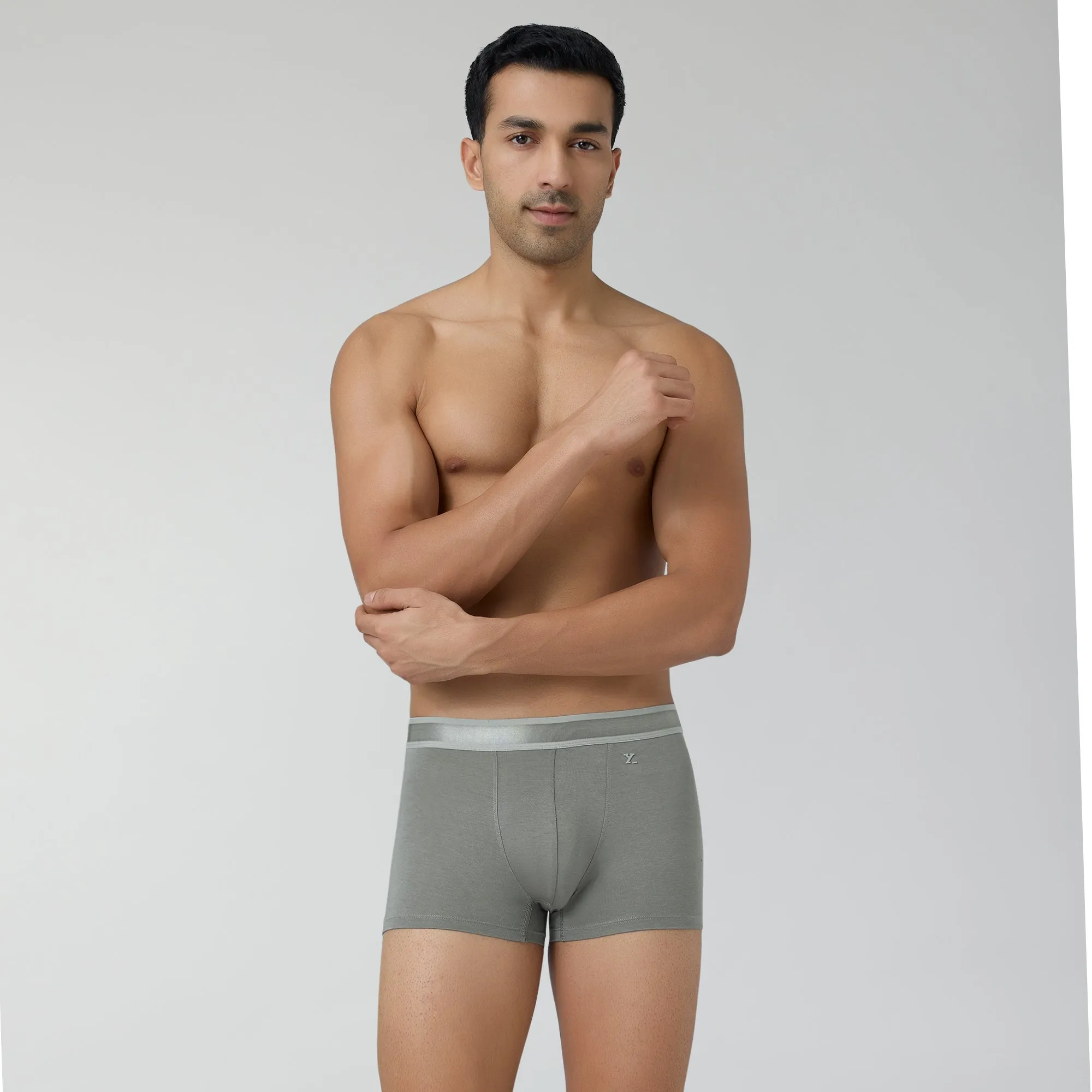 Crest Supima Modal Trunks Opal Grey