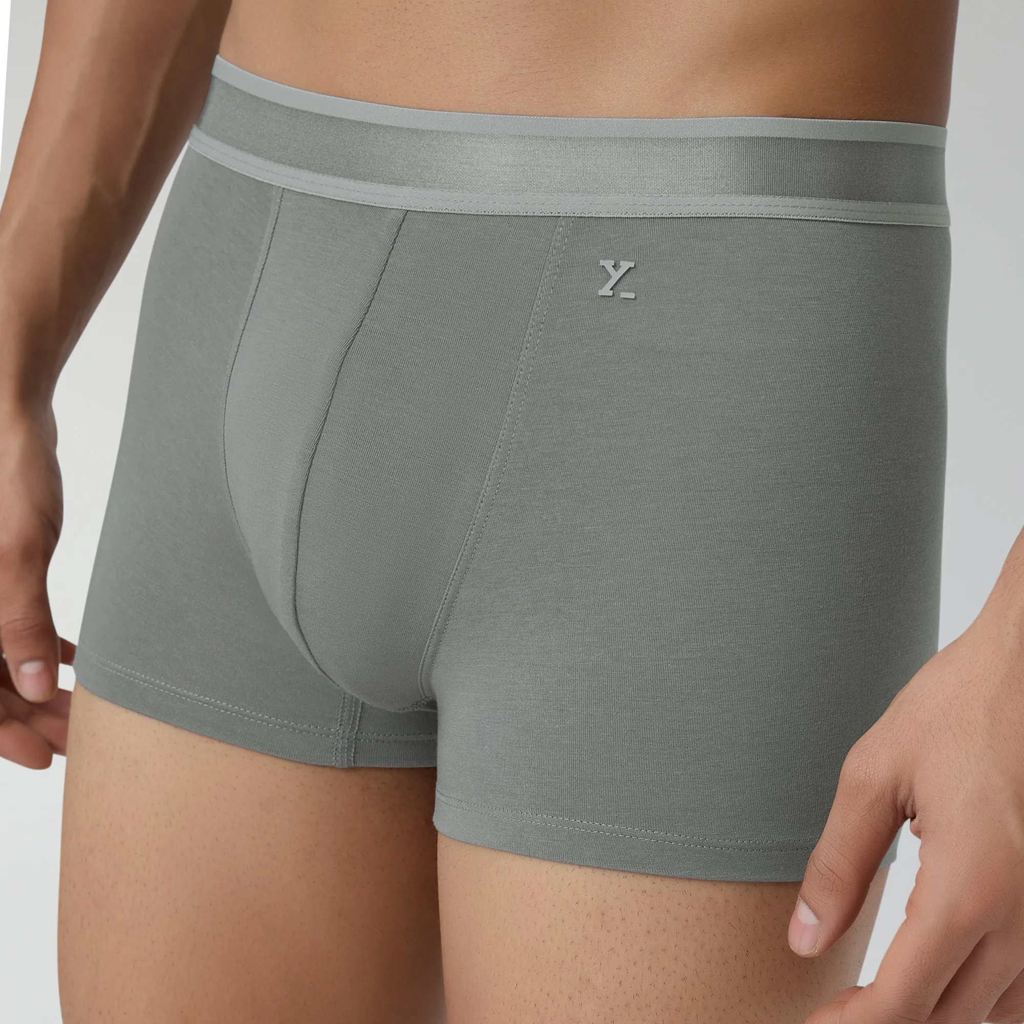 Crest Supima Modal Trunks Opal Grey