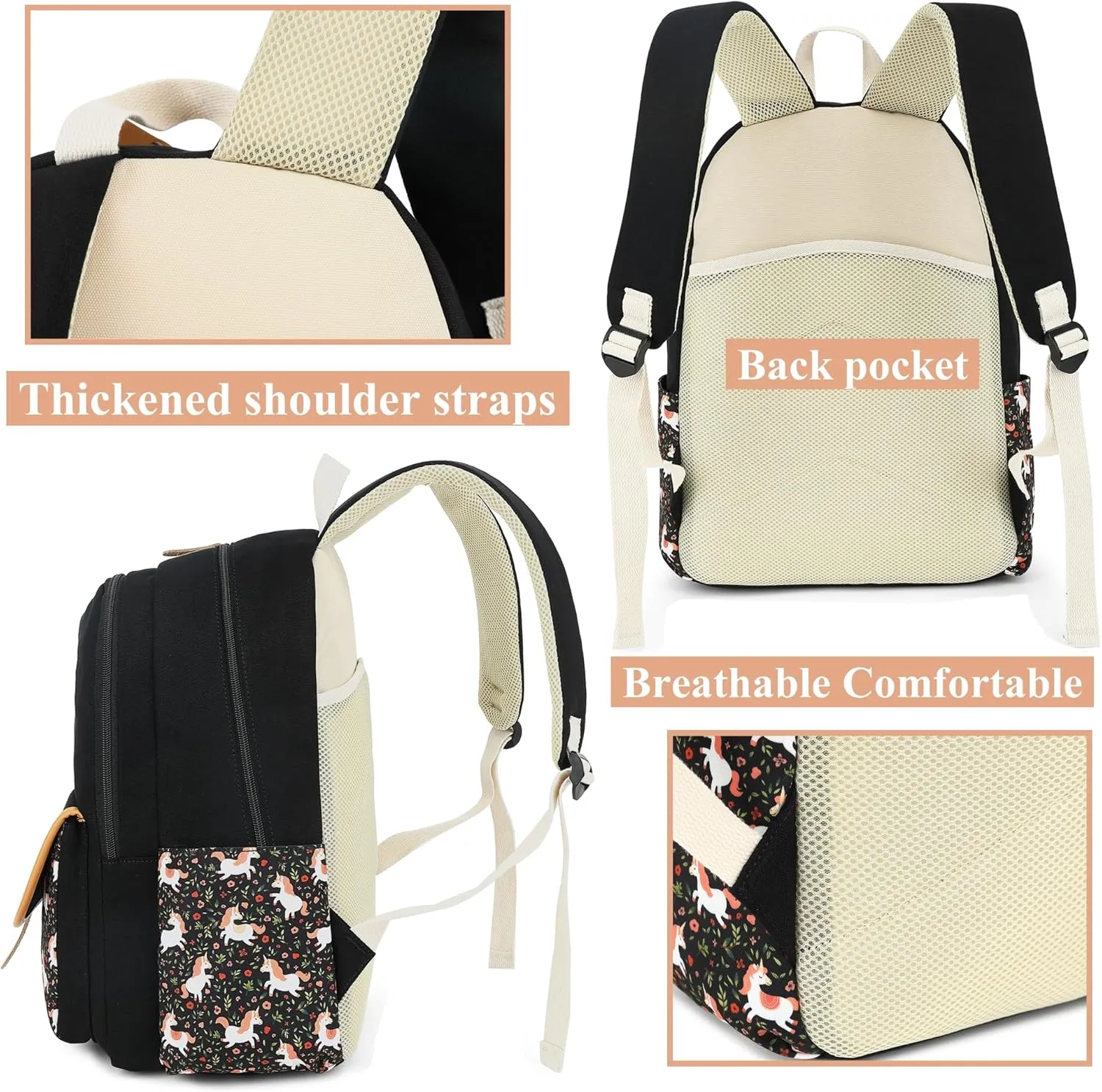 Cute Owl Bag Laptop Backpack Stylish Daypack College Backpack Shoulder Bag Rucksack Pueple