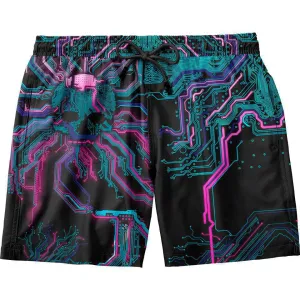 Cyber Swim Trunks - Limited