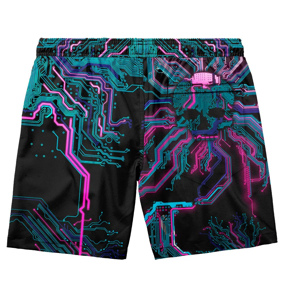 Cyber Swim Trunks - Limited