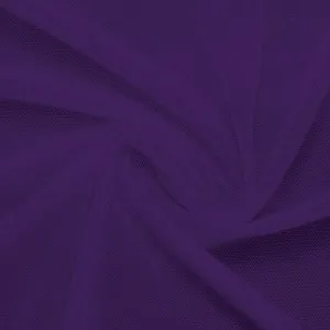 Dark Purple Classic Power Mesh 4 Way Stretch Fabric