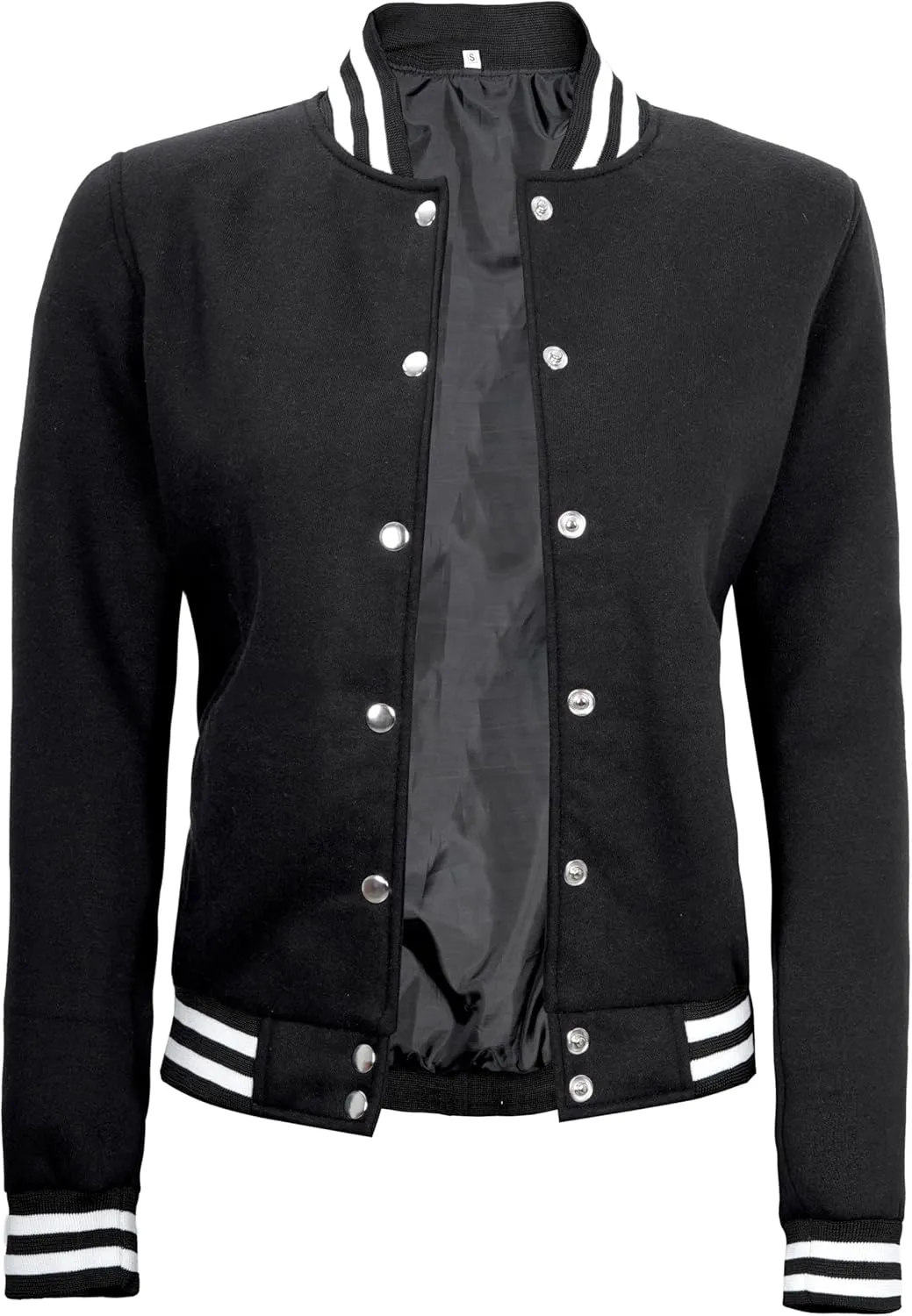 Decrum Varsity Jacket Women - Trendy Womens Letterman Jackets Highschool Baseball Bomber