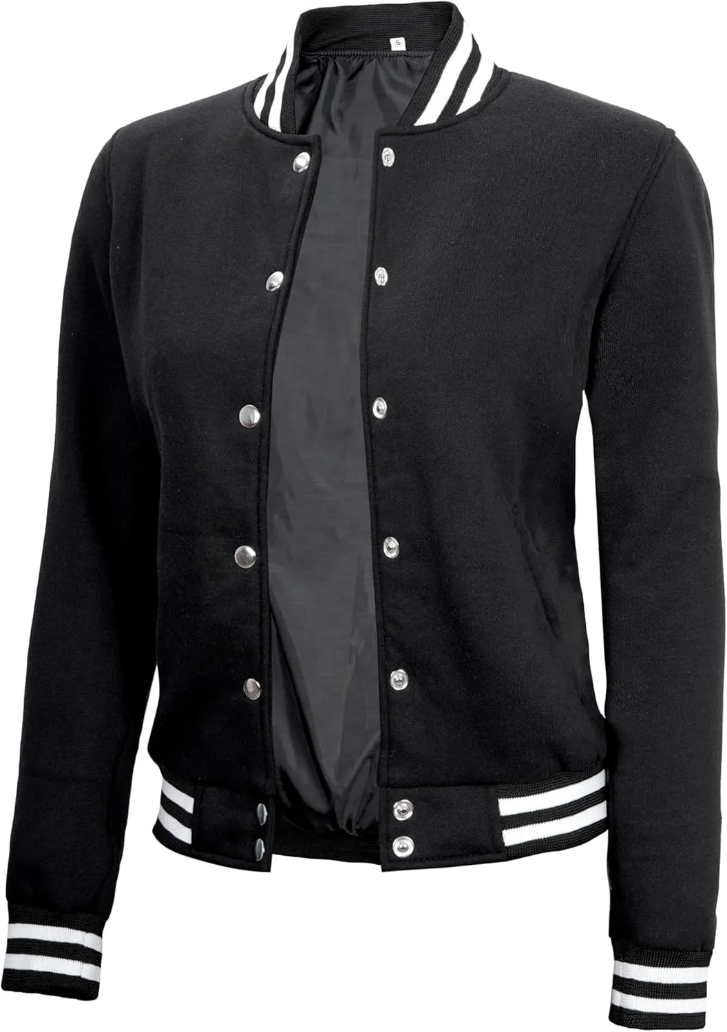Decrum Varsity Jacket Women - Trendy Womens Letterman Jackets Highschool Baseball Bomber