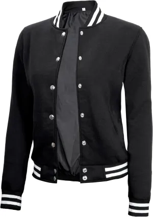 Decrum Varsity Jacket Women - Trendy Womens Letterman Jackets Highschool Baseball Bomber