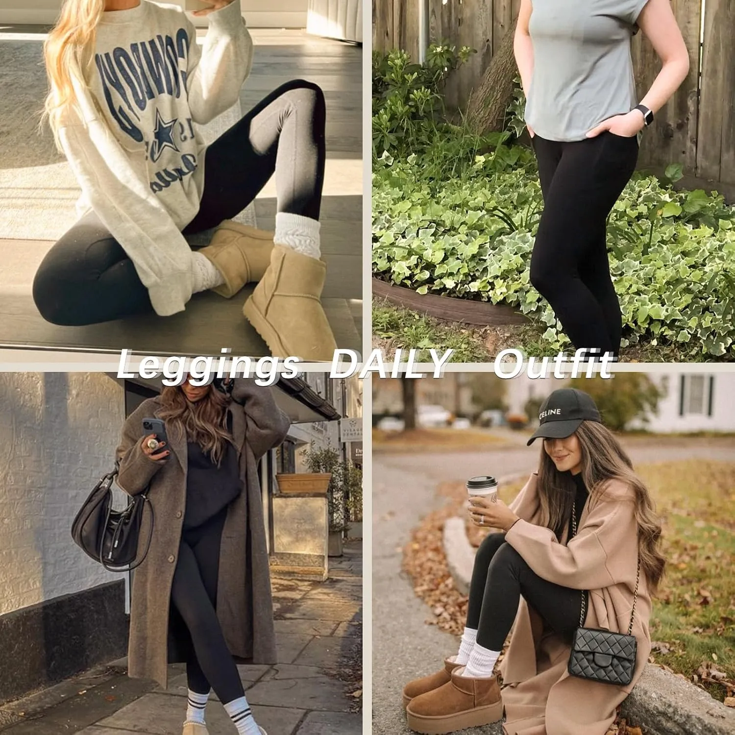 Diravo 3 Pack Black Leggings for Women,Tights Buttery Soft Tummy Control Pants Lined Legging for Yoga Workout Athletic