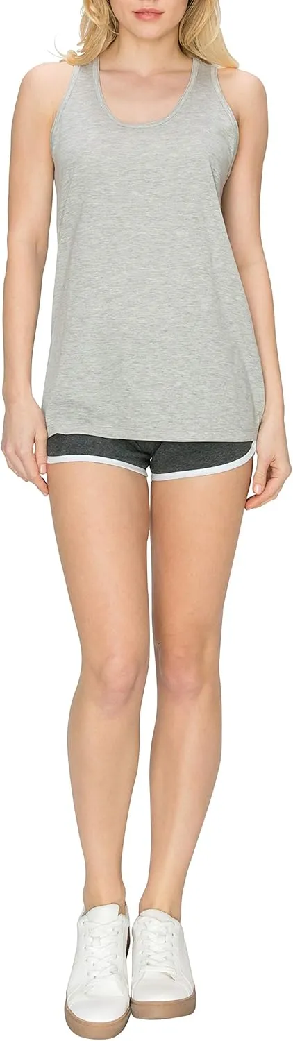 EttelLut - Women's Loose Fit Flowy Tank Tops - Ideal for Workout, Yoga, Running, Working Out at The Gym and Lounging Around
