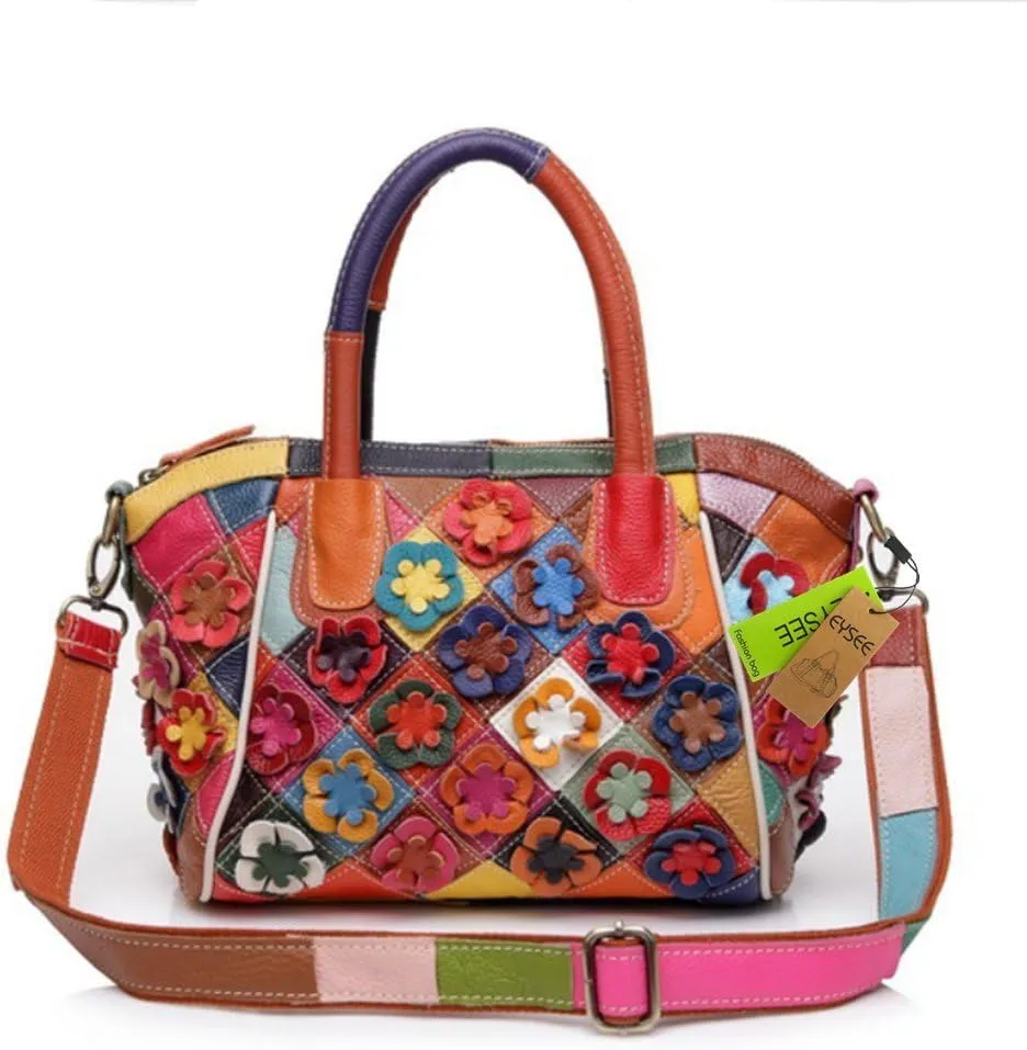 Eysee handbag women leather with large capacity, stylish shoulder bag, shopper Hobo bag women
