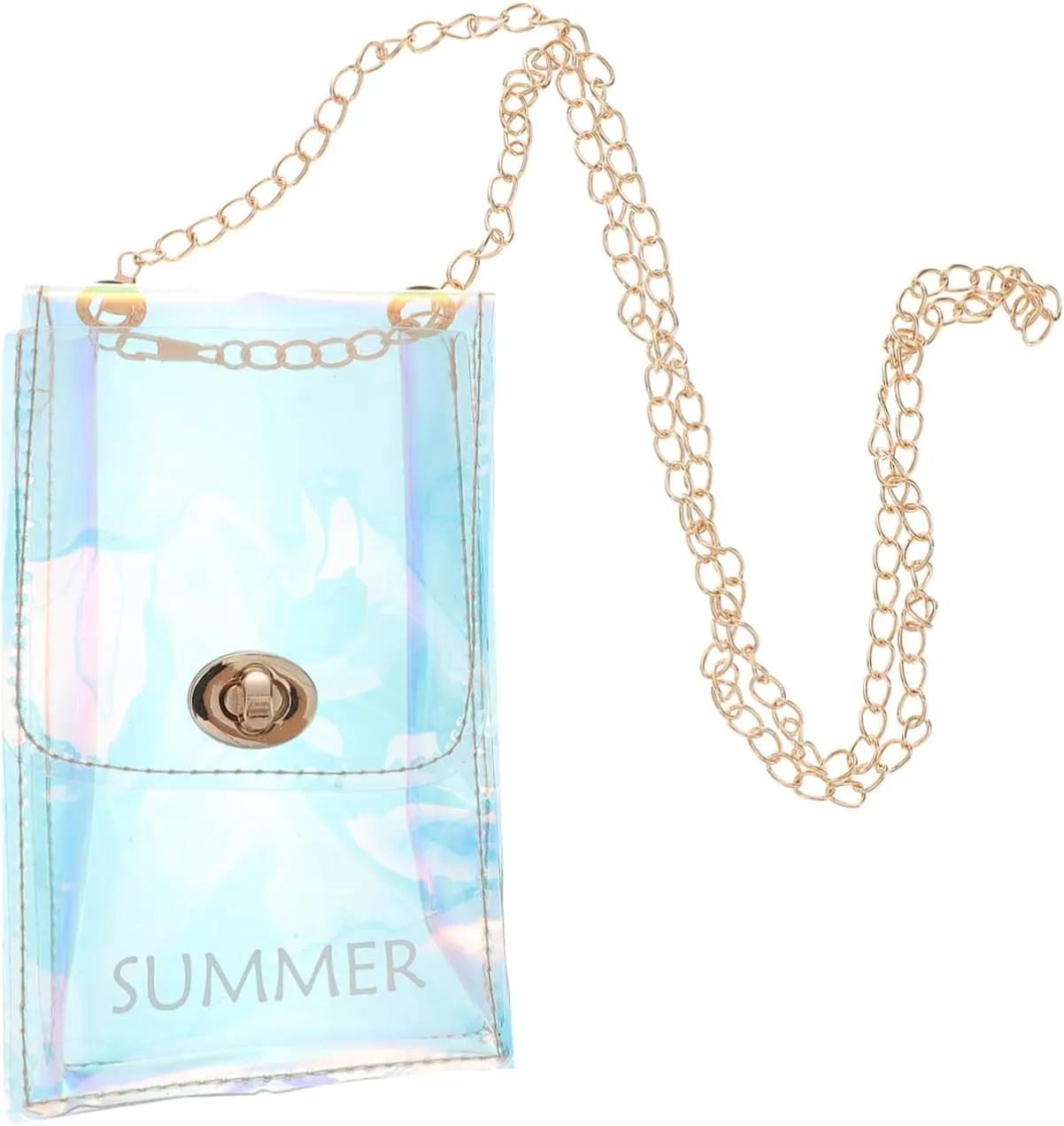 Fashion Single-shoulder Bag Pvc Coin Purse Stylish One-shoulder Crossbody Pouch for Women