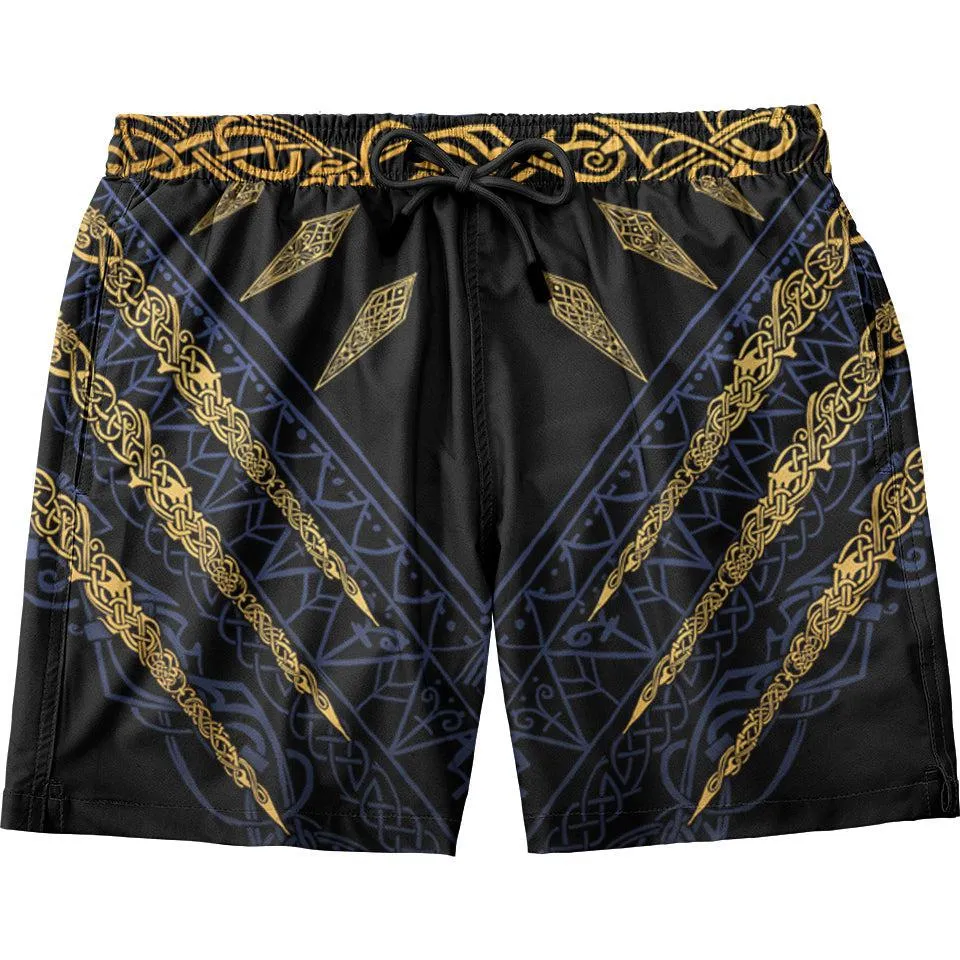 Fenrir's Wrath Swim Trunks - Blue Edition