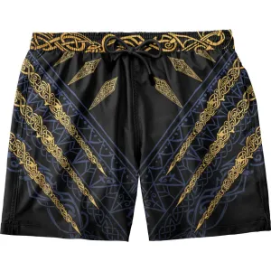 Fenrir's Wrath Swim Trunks - Blue Edition