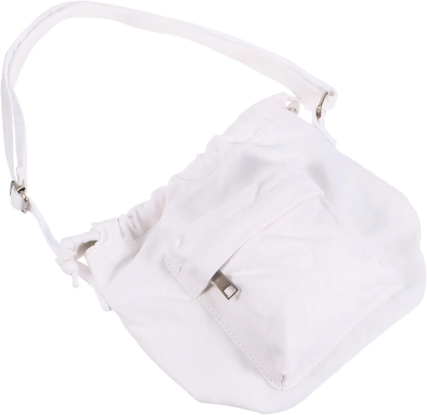 Foldable Travel Tote Bag for Women Canvas Bucket Bag Stylish Shoulder Bag Look