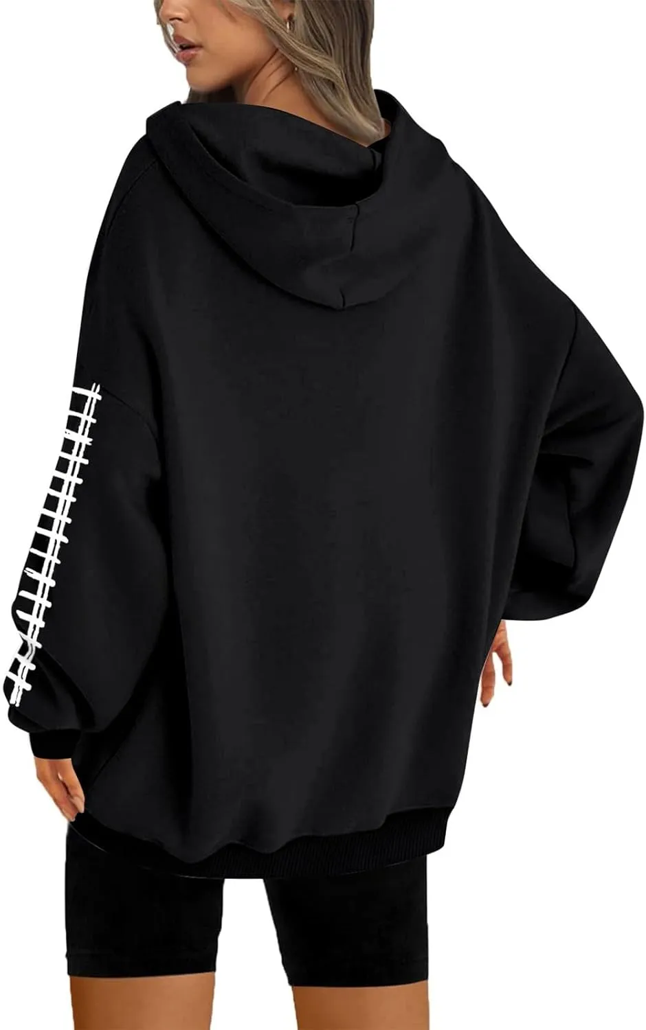 Football Mom Hoodie Women Long Sleeve Soccer Mom Sweatshirt Fall 2024 Sweatshirts Winter Outfits 2024 With Pockets