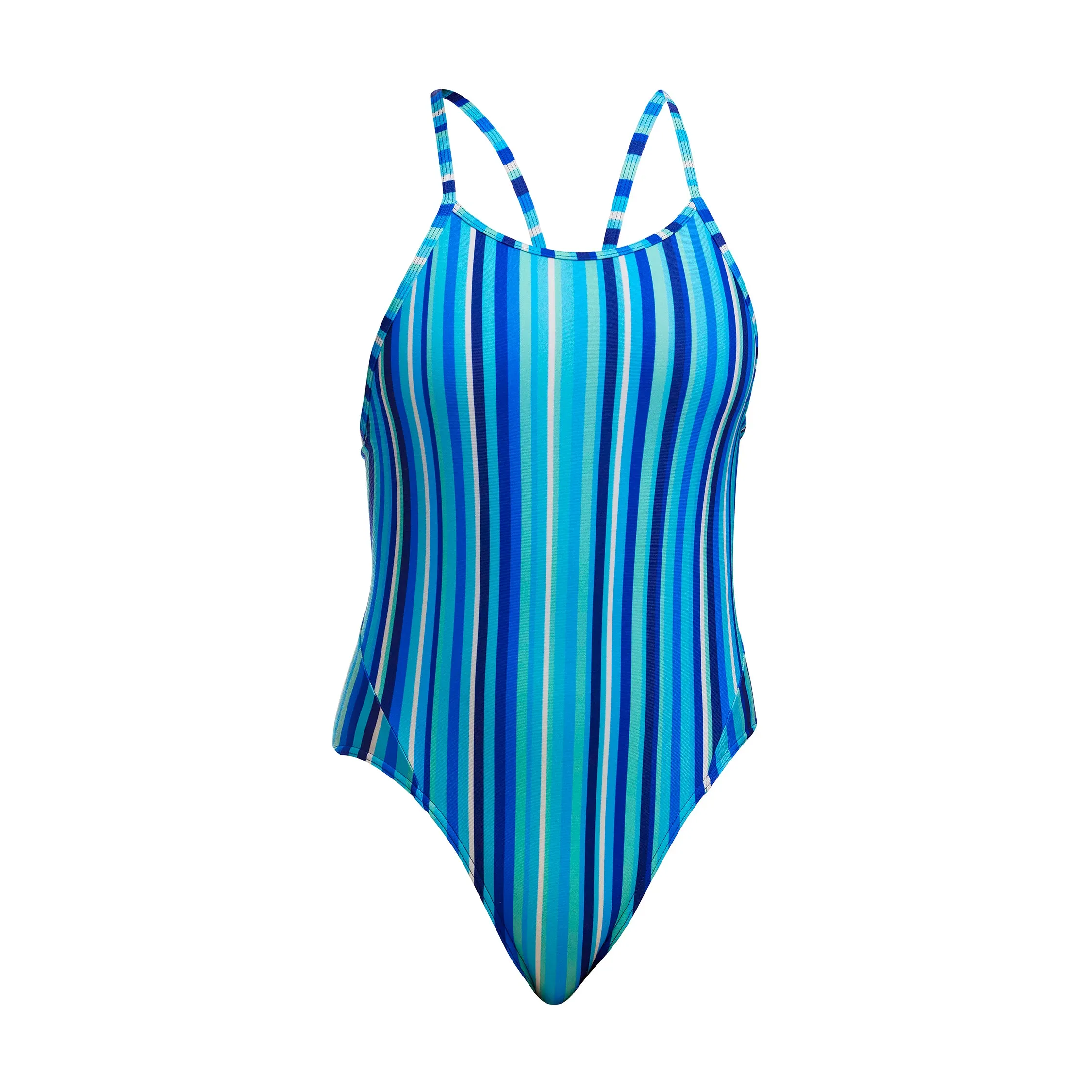 Funkita Lane Lines Diamond Back Girls One Piece Swimsuit