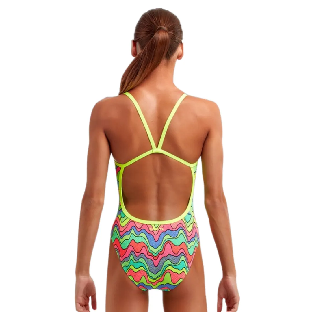 Funkita One Piece Eco | Single Strap|  Body Contour Swimsuit