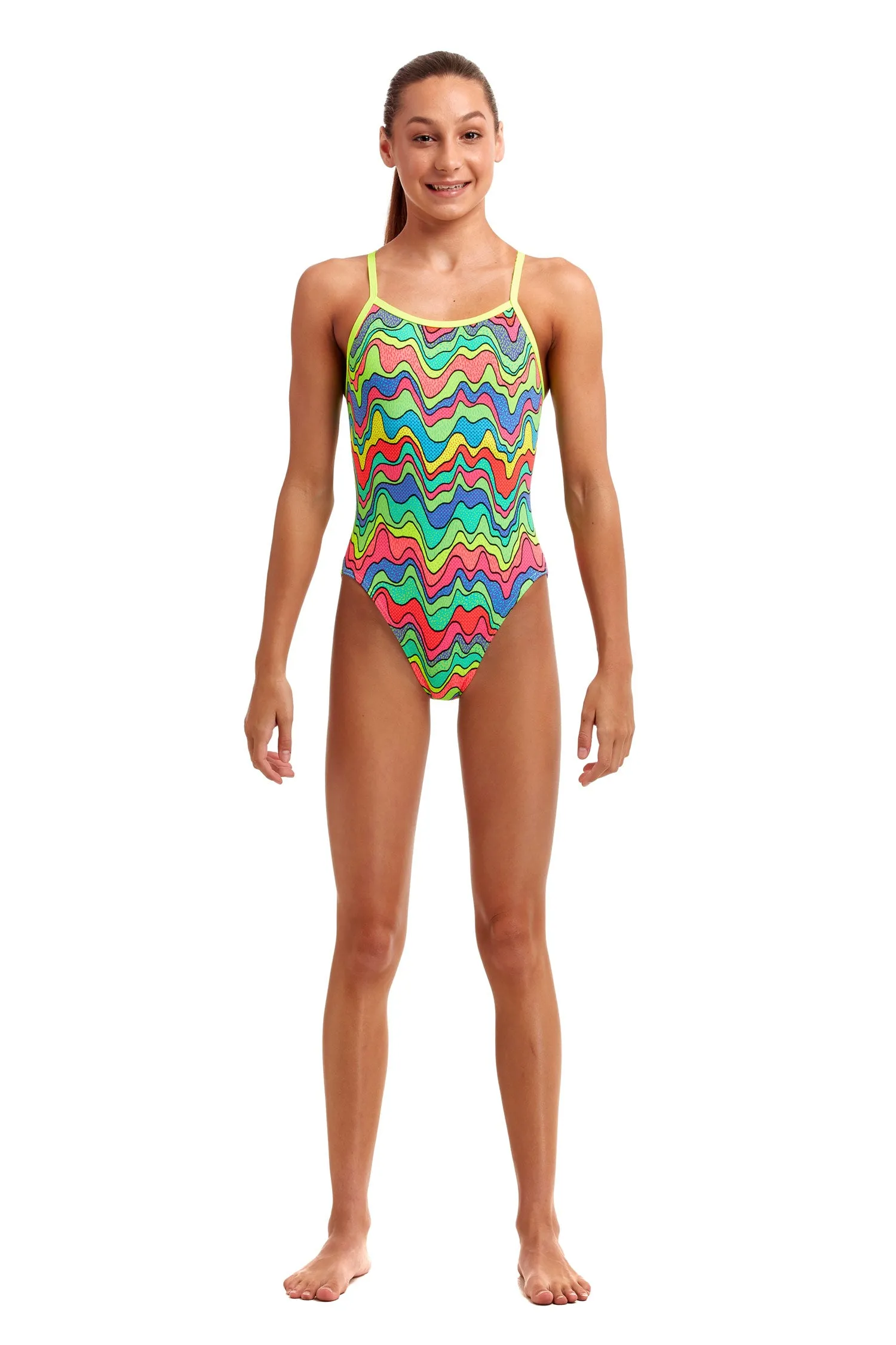 Funkita One Piece Eco | Single Strap|  Body Contour Swimsuit