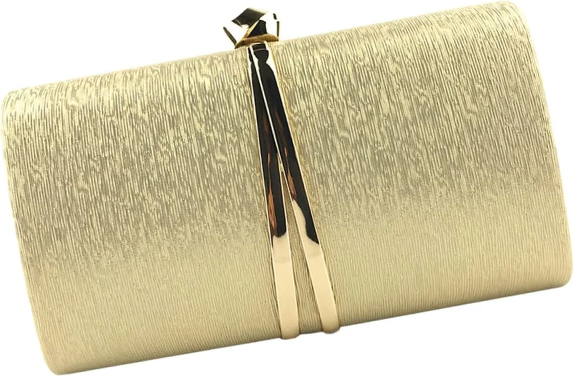 GALPADA Pu Leather Evening Clutch Fashion Handbag Chain Stylish for Party Wedding Prom Ball