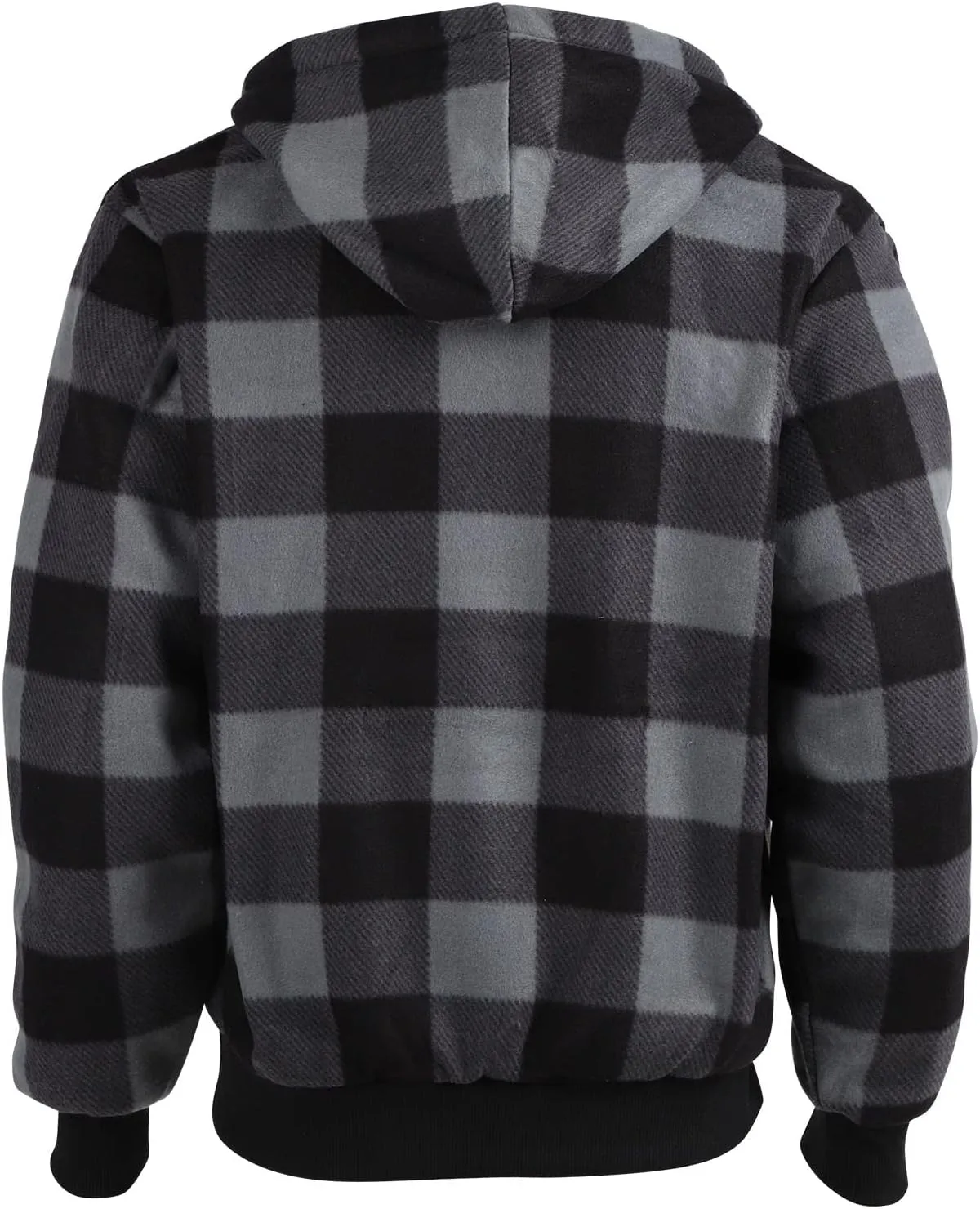 Gary Com Heavyweight Sherpa Hoodies for Men, Thick Fleece Lined Full Zip Up Winter Warm Sweatshirts Work Jackets