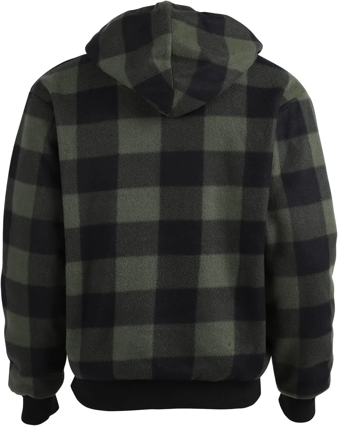 Gary Com Heavyweight Sherpa Hoodies for Men, Thick Fleece Lined Full Zip Up Winter Warm Sweatshirts Work Jackets