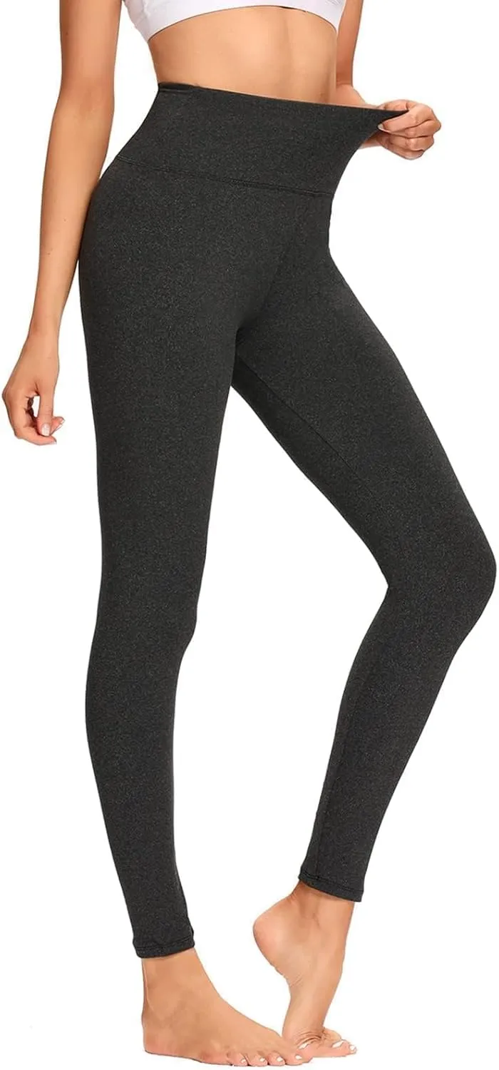 GAYHAY High Waisted Leggings for Women - Soft Opaque Slim Tummy Control Printed Pants for Running Cycling Yoga
