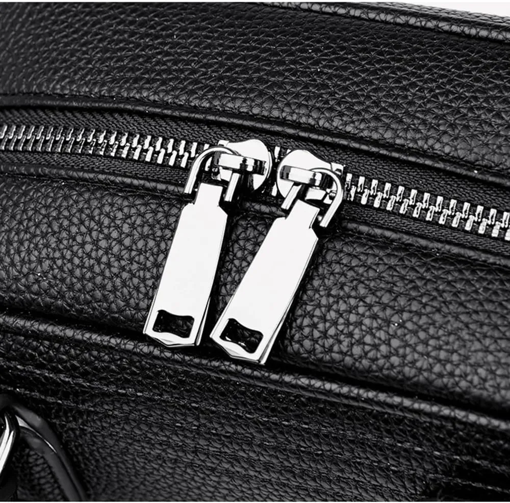 Genuine Leather Handbags for Women - Stylish Top Handle Satchel Tote & Crossbody Bag (Beige)