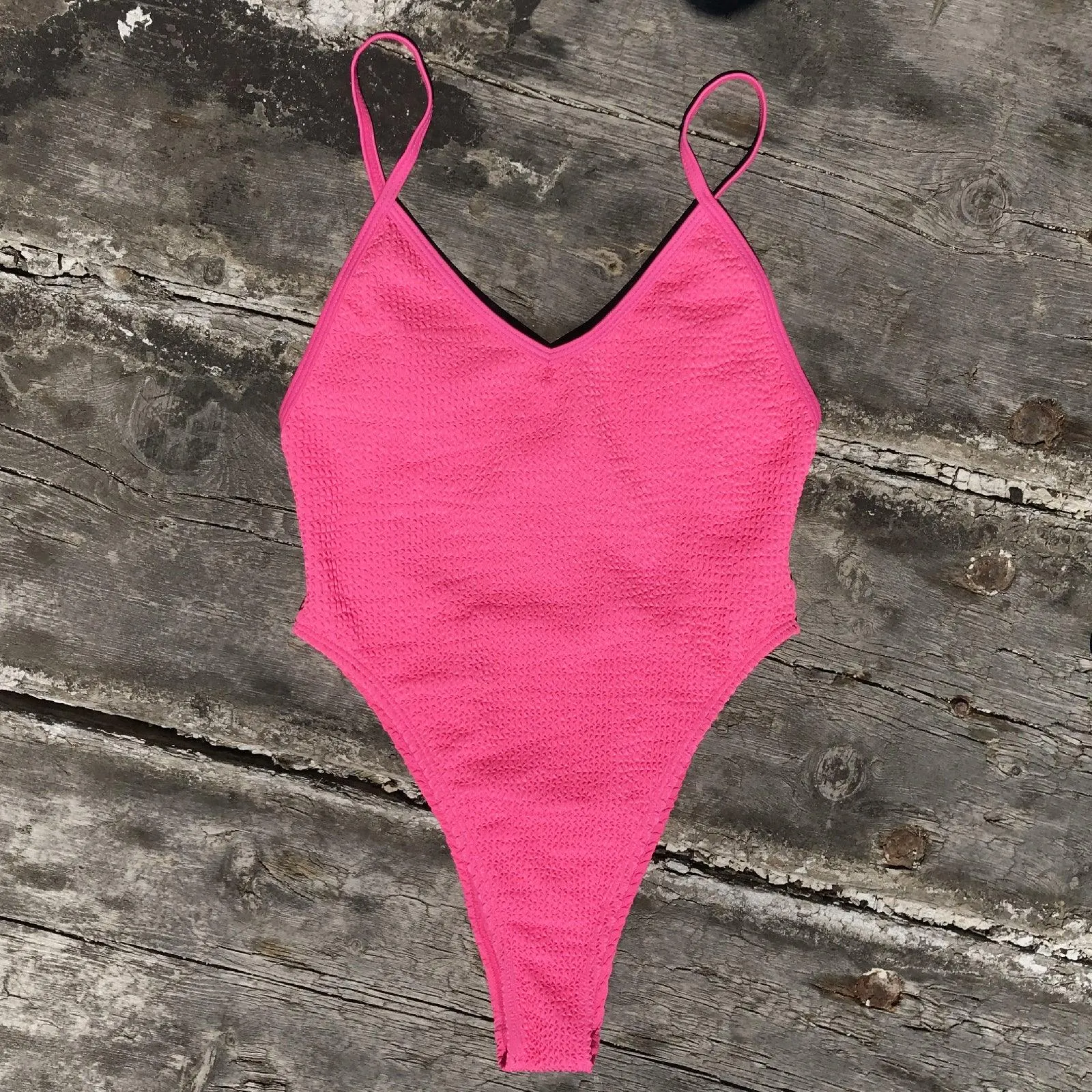 GFIT® One Piece Backless Bodysuit High Cut Beach Wear