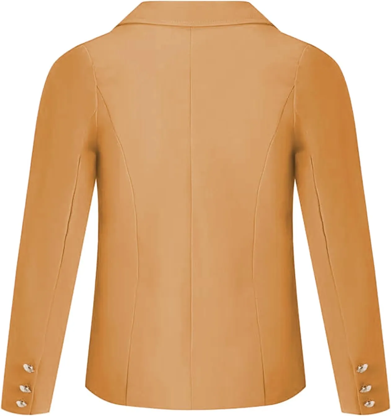 Girls Blazer Jacket Double Breasted Button Down Long Sleeves Blazers School Jackets