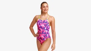 Girl's Diamond Back One Piece | Little Pinky
