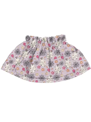 Girls Halloween Skirts - Groovy Ghosts
