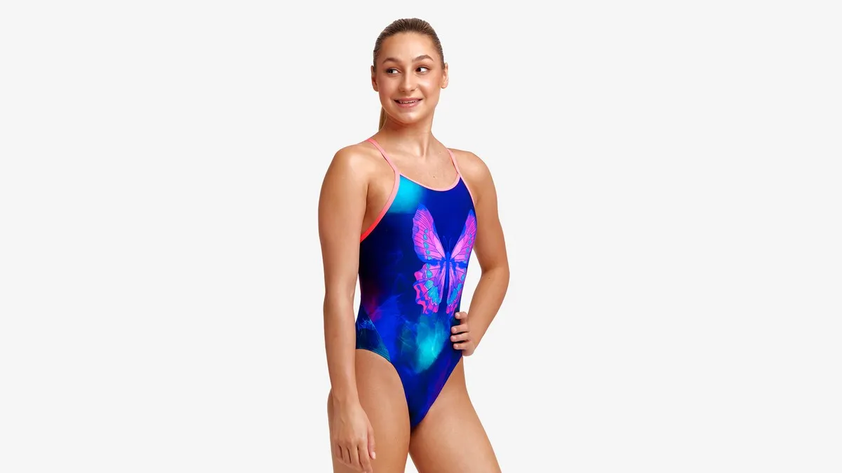 Girl's Single Strap One Piece | Fly fly Girl