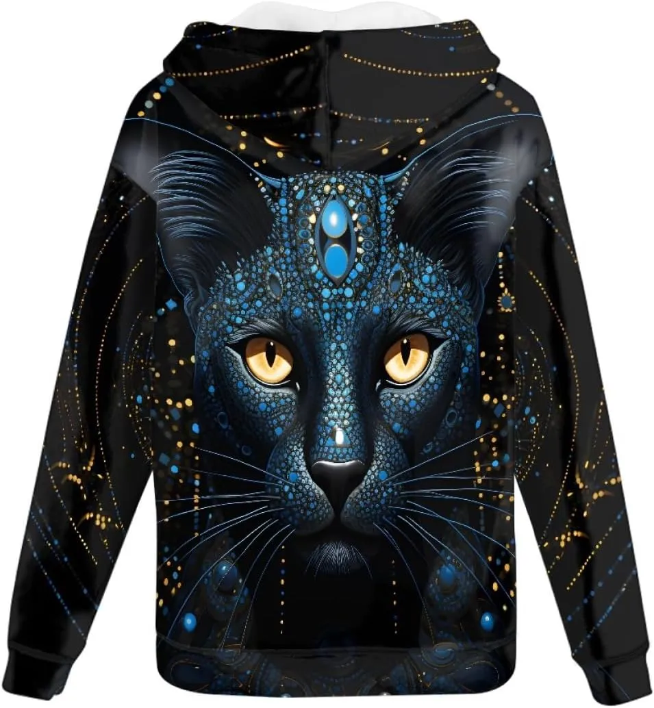 GLUDEAR Unisex Realistic 3D Digital Print Full Zip Hoodie Jackets Hooded Sweatshirt