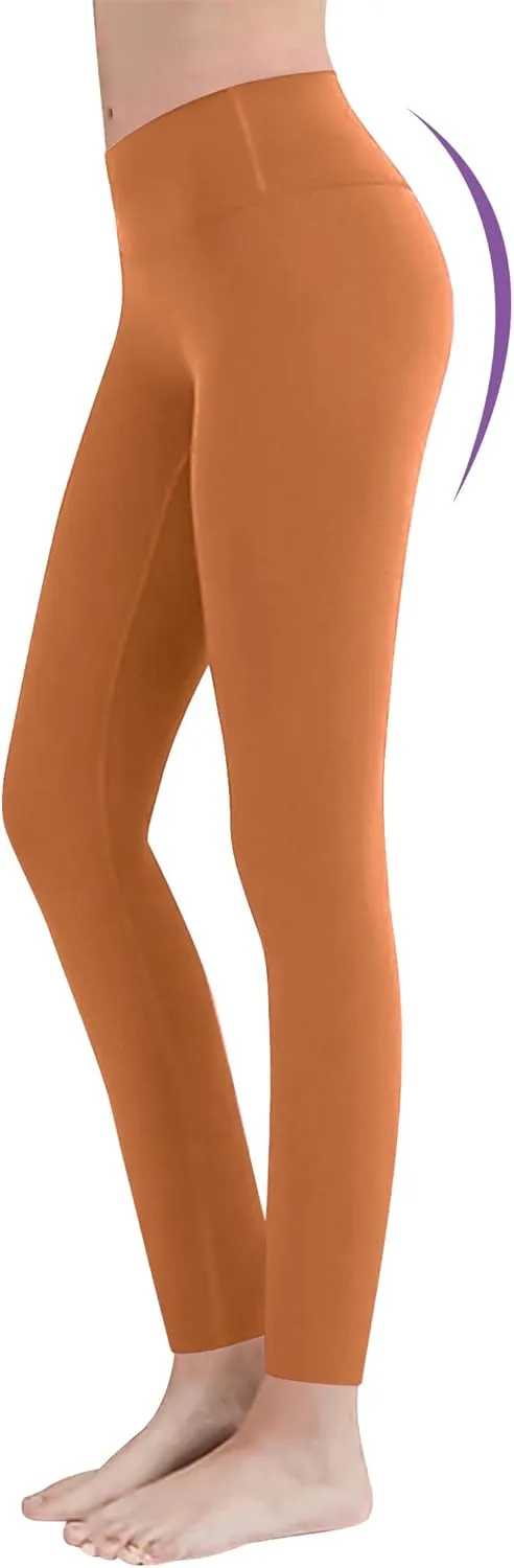 Gnainach Girls Running Pants High Waisted Soft Comfy Elastic Compression Yoga Leggings for Toddler Kids Teens Dance Workout