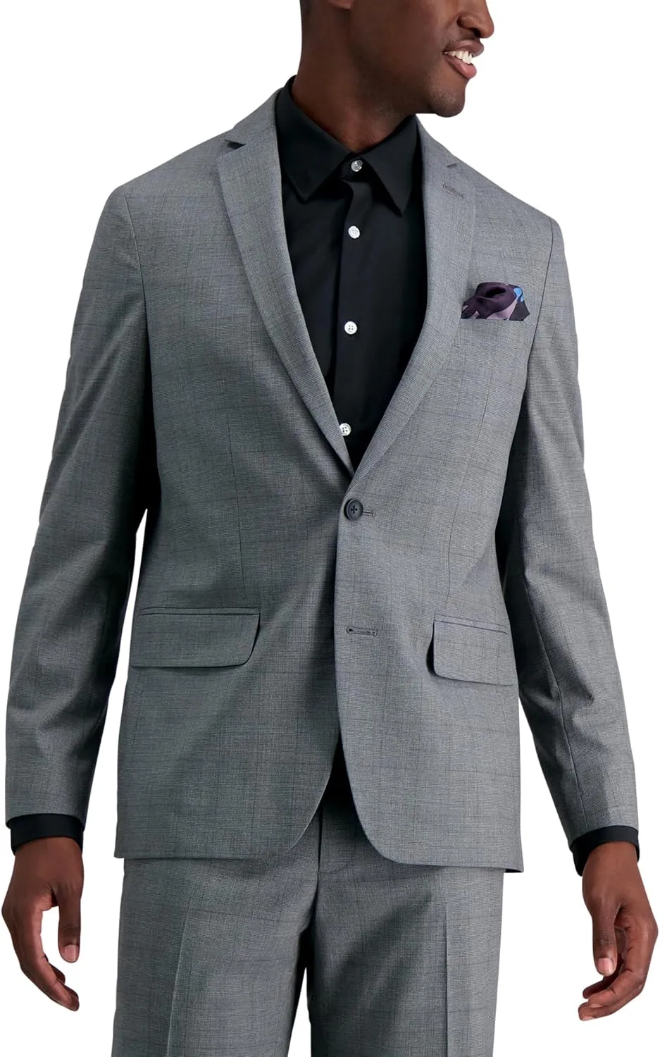 Haggar Men's JMH Premium Performance Stretch Slim Fit Suit Separates - Pants & Jackets