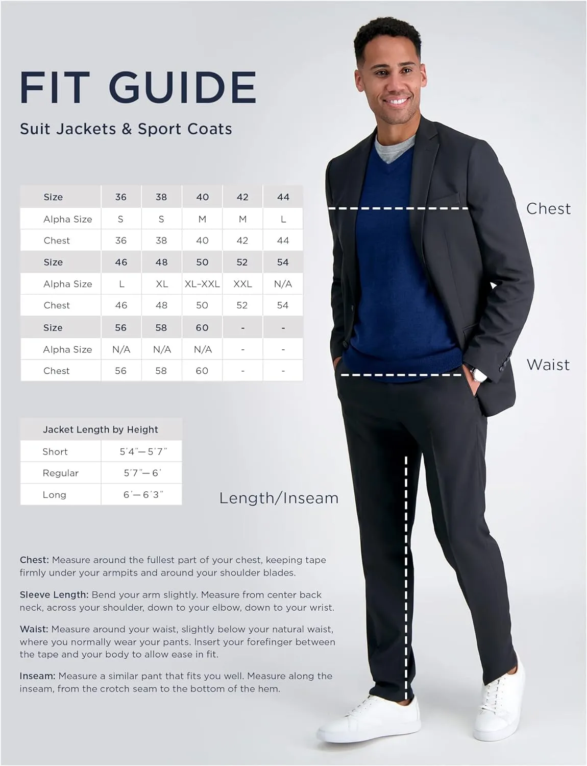 Haggar Men's JMH Premium Performance Stretch Slim Fit Suit Separates - Pants & Jackets