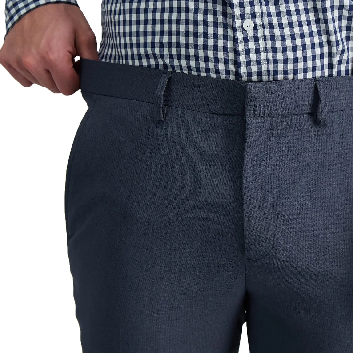 Haggar Men's Smart Wash with Repreve Slim Fit Suit Separates-Pants & Jackets