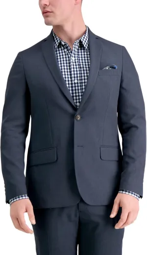 Haggar Men's Smart Wash with Repreve Slim Fit Suit Separates-Pants & Jackets
