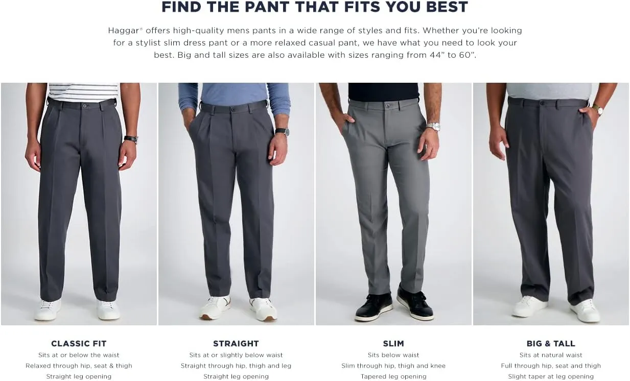 Haggar Men's Smart Wash with Repreve Slim Fit Suit Separates-Pants & Jackets