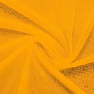 Halei Yellow Classic Power Mesh 4 Way Stretch Fabric