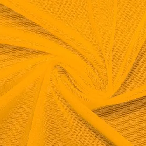 Halei Yellow Classic Power Mesh 4 Way Stretch Fabric