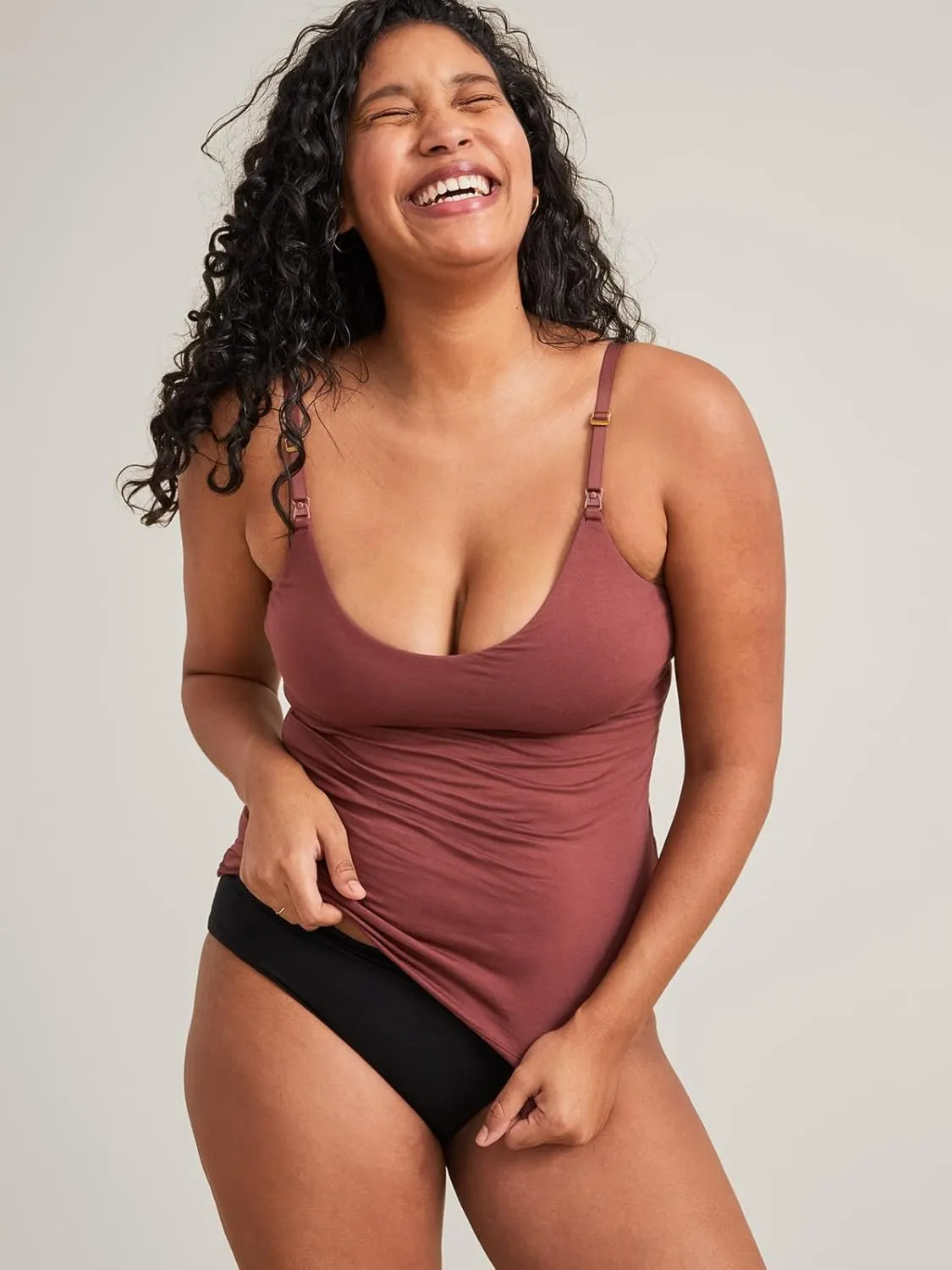 HATCH Collection | Breastfeeding and Nursing Tank | The Clip Down Nursing Tank Top Cami with Built in Bra Support S-XL