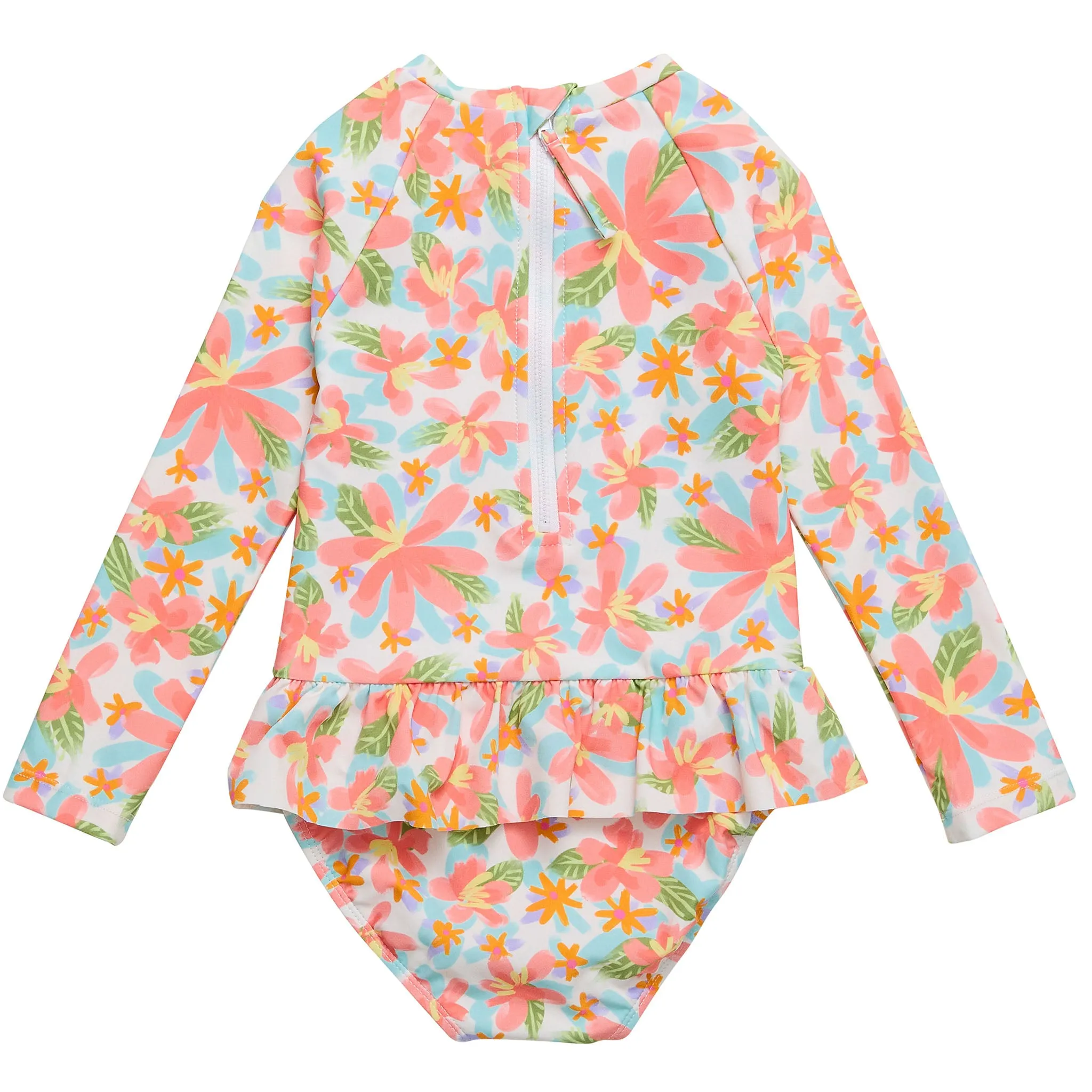 Hawaiian Luau Sustainable LS Surf Suit