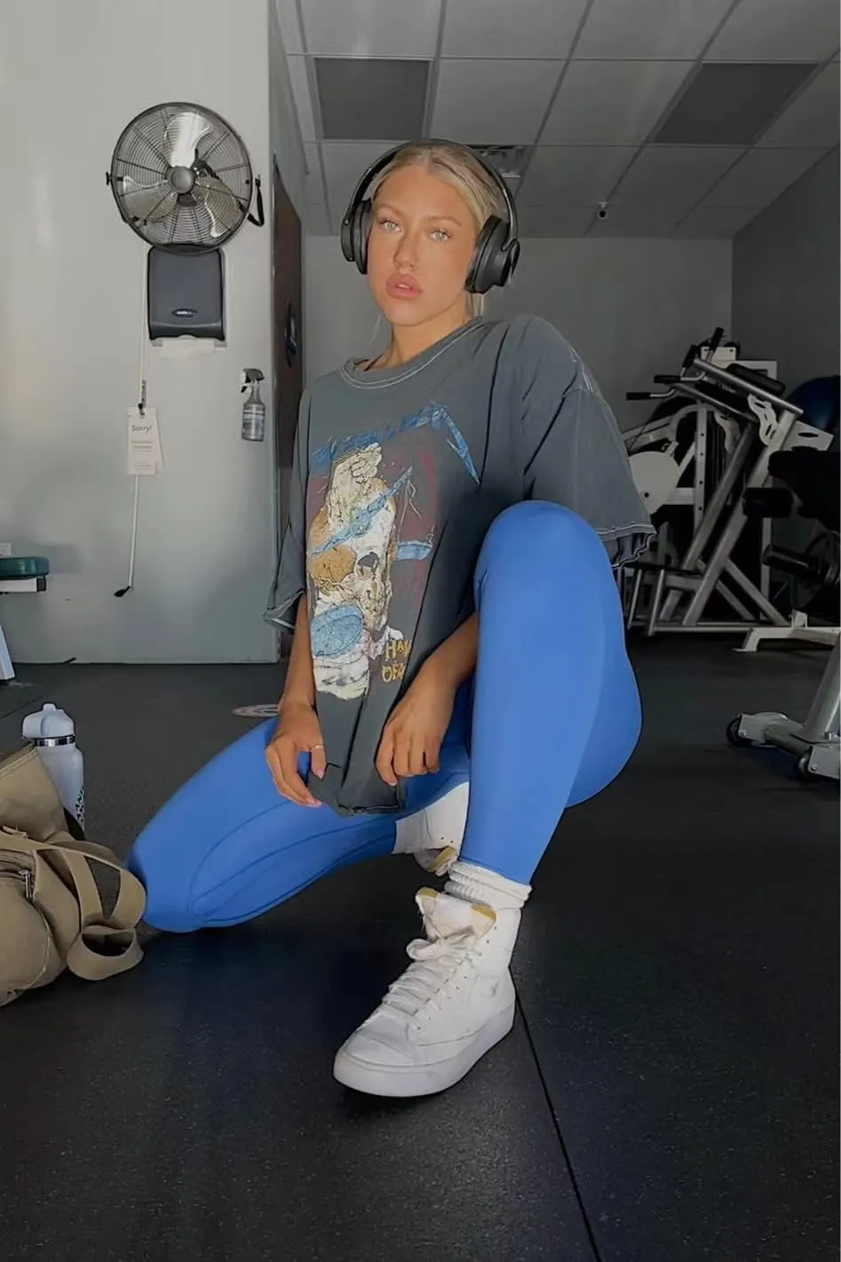HeyNuts Essential/Pure&Plain 7/8 Leggings, High Waisted Compression Soft Pants Workout Athletic Yoga Pants 25"