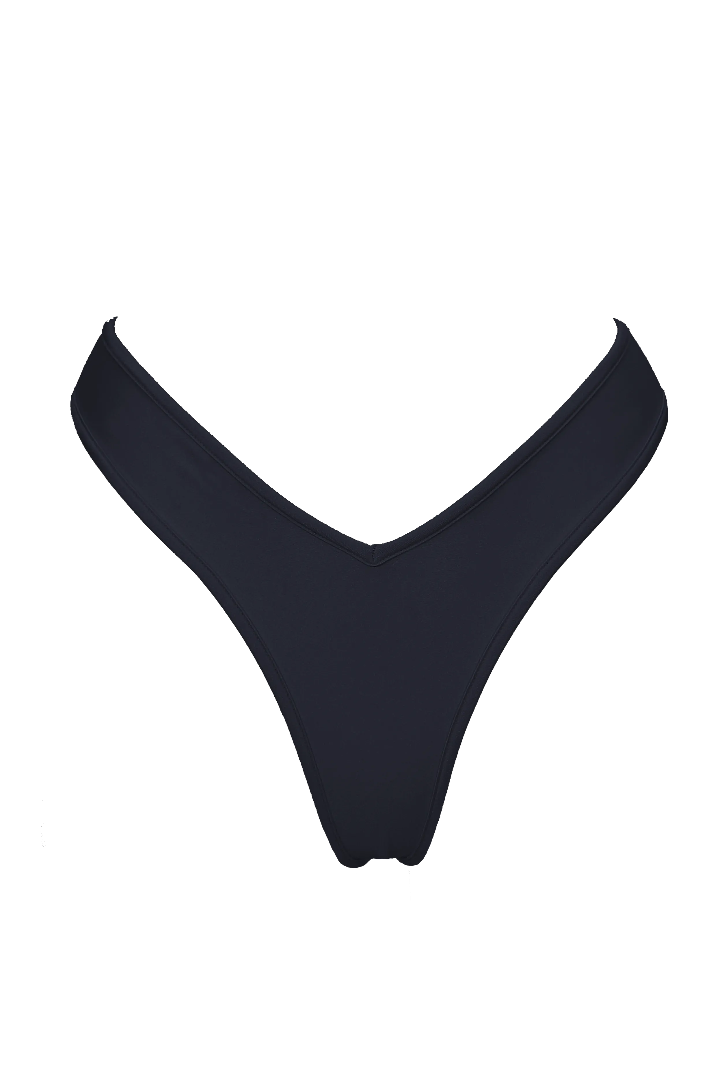 High-Cut Bikini Bottom / LULY BLACK